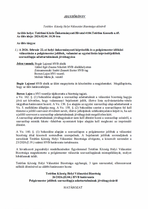 HVB jegyzokonyv 20260204