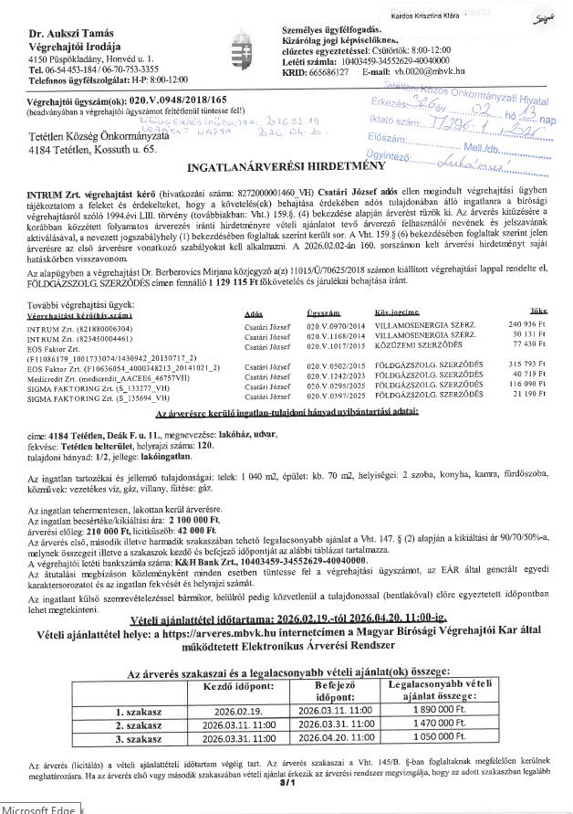 hirdetmeny 020V0948 2018 165